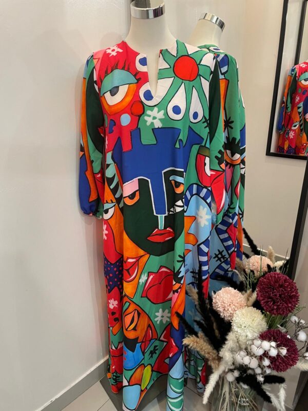 Robe multicolore